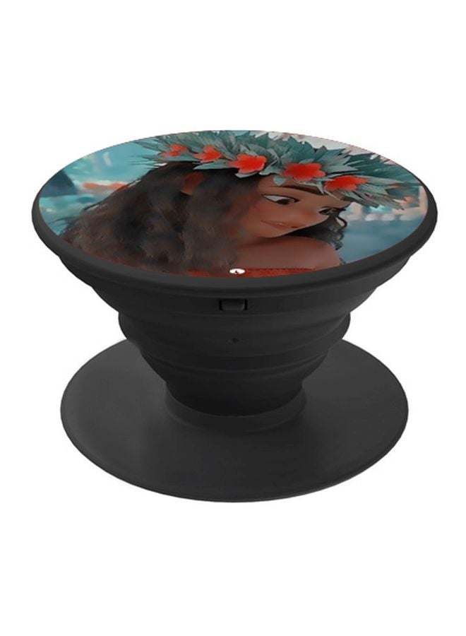 BP Cartoon Printed Pop Socket Phone Holder Red/Brown/Blue - Image 1