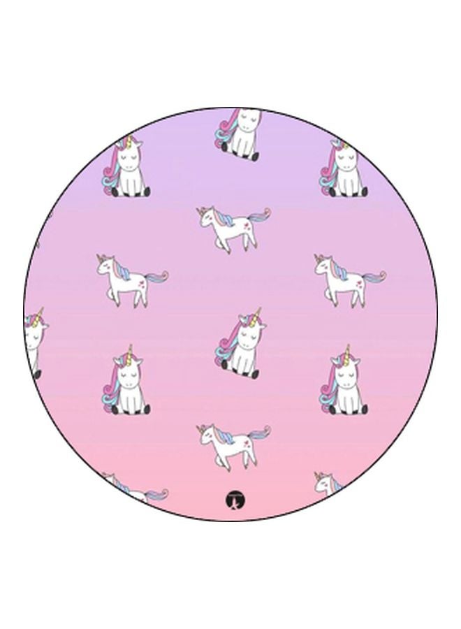 BP Unicorn Printed Pop Socket Phone Holder Pink/White/Purple - Image 2