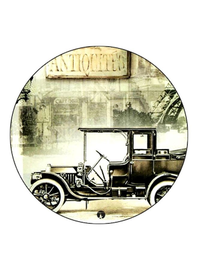 BP Vintage Car Drawing Printed Pop Socket Phone Holder Green/White/Black - Image 2