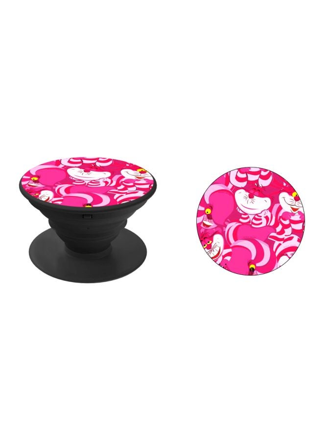 BP Cartoon Printed Pop Socket Phone Holder Pink/Black/White - Image 2