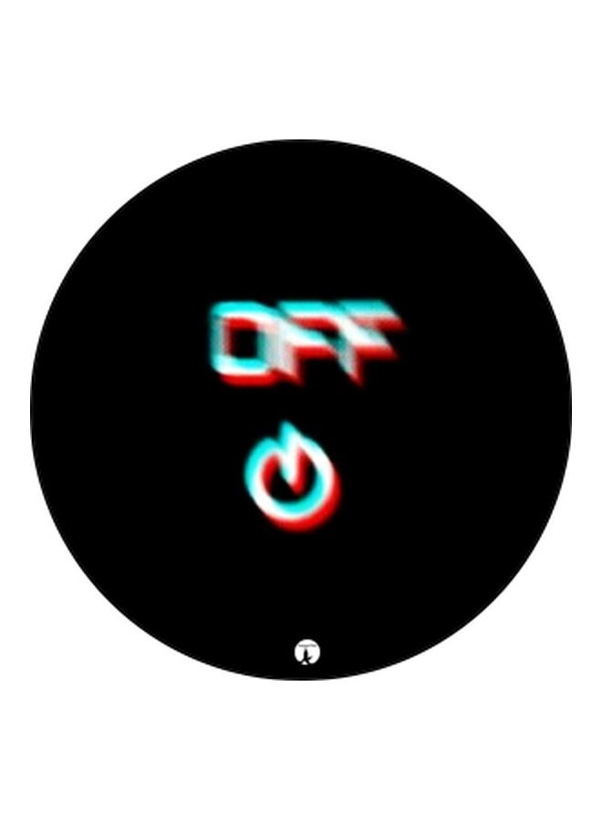 BP Off Printed Pop Socket Phone Holder Black/White/Pink - Image 2
