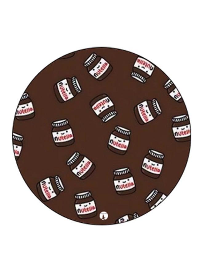 BP Nutella Printed Pop Socket Phone Holder Brown/Black/White - Image 2