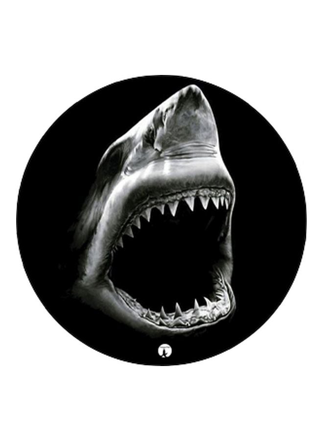 بي بي حامل هاتف بوب سوكيت بطبعة سمكة قرش أسود/ رمادي - Image 2