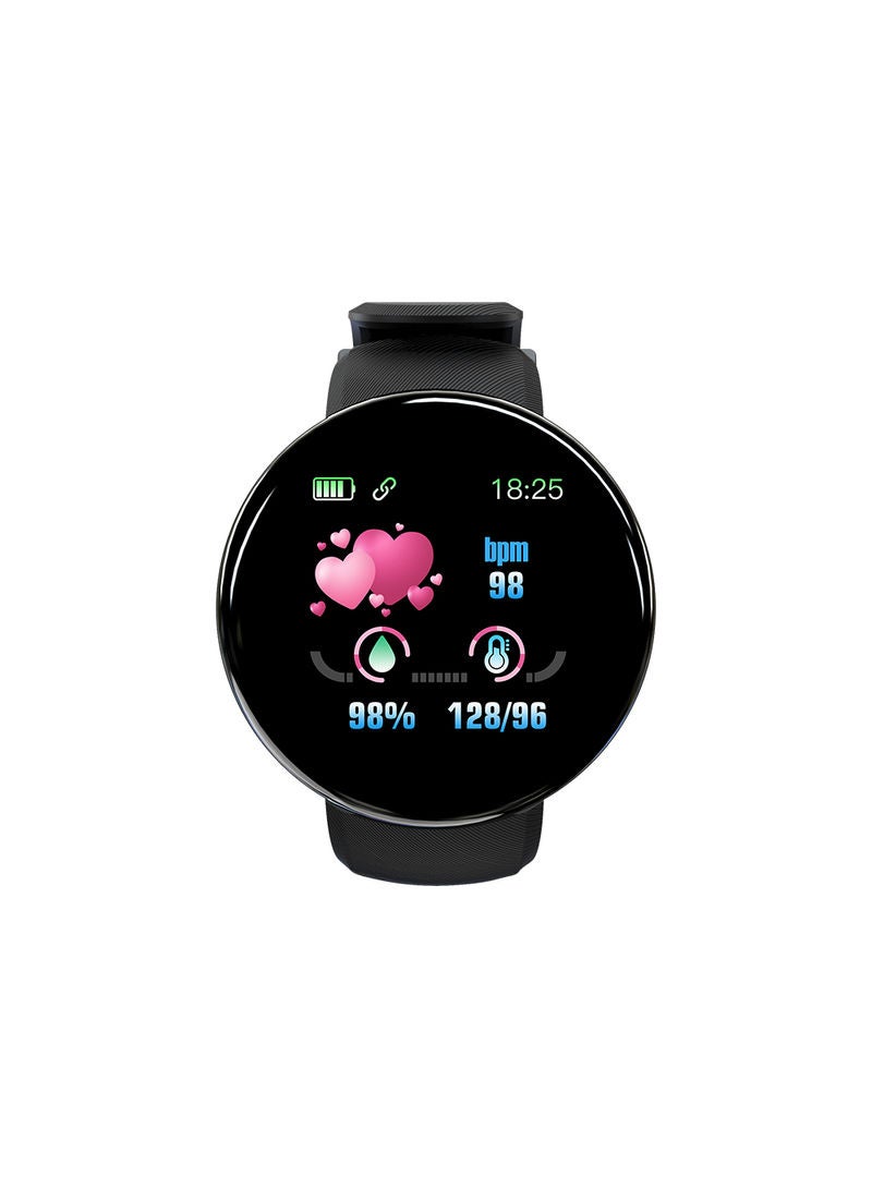 Generic - D18 Smart Watch Black - Image 1