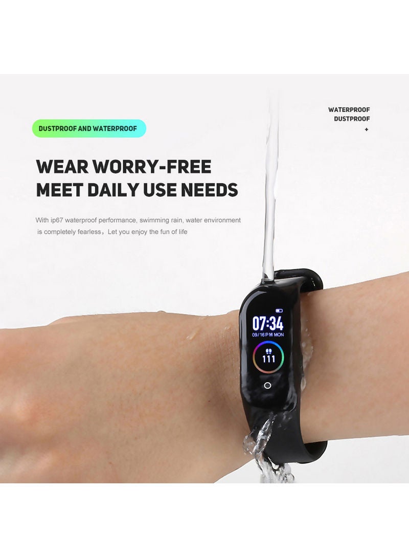 M4 Smart Bracelet Black - Image 2