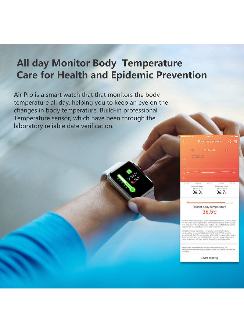 ساعة ذكية أبيض - Image 5