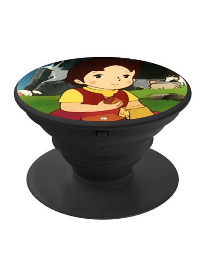 BP Printed Pop Socket Phone Holder Green/Red/Yellow - Image 1