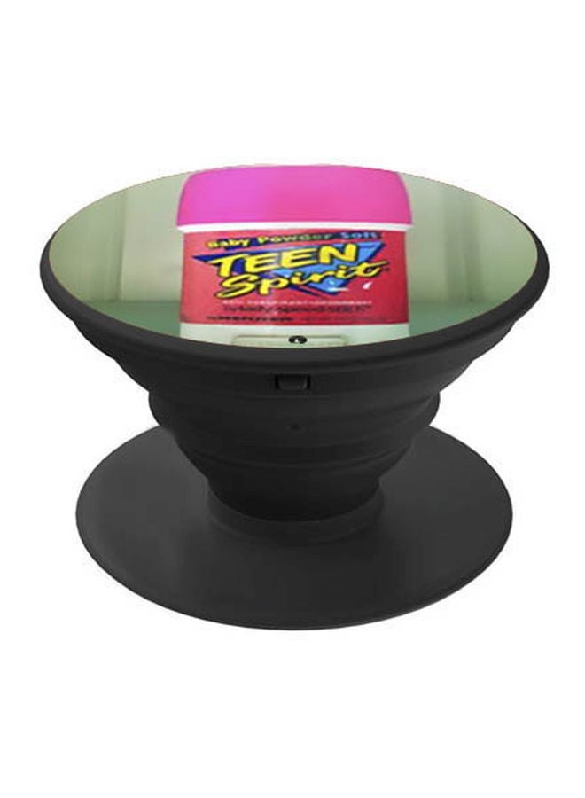 BP Printed Pop Socket Phone Holder Pink/Green/Yellow - Image 1