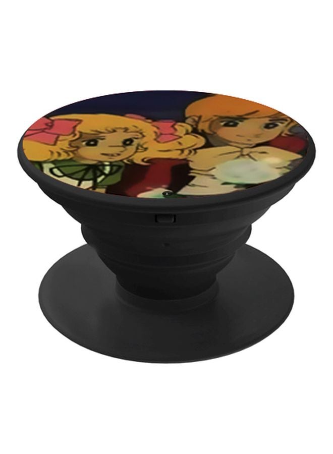 بي بي حامل هاتف منبثق مزين بطبعة متعدد الألوان - Image 1