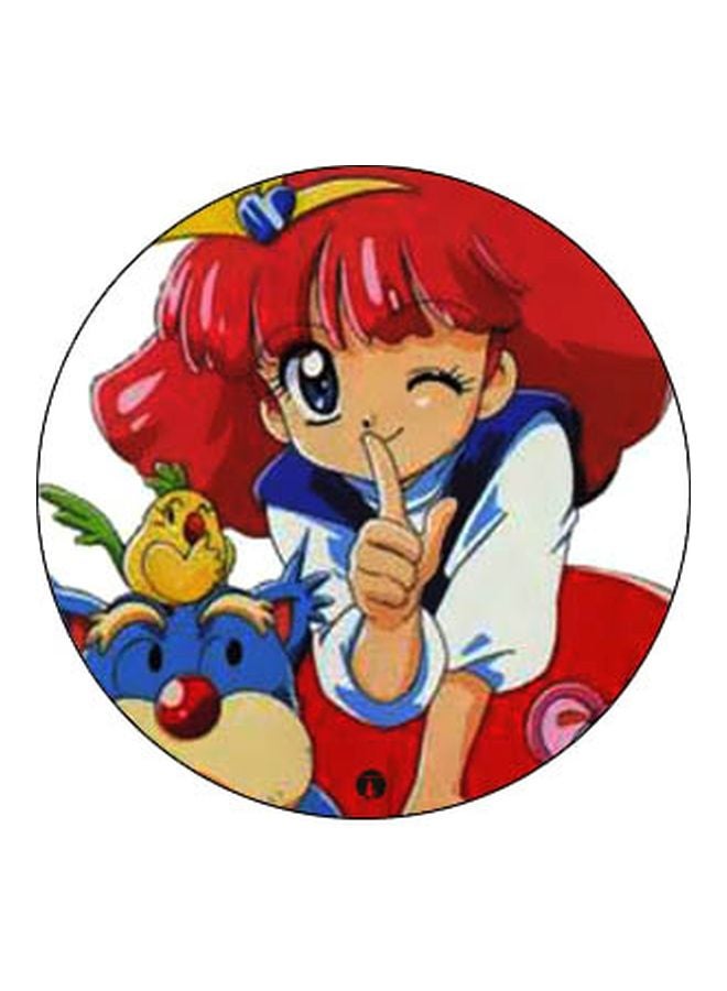 BP Anime Printed Pop Socket Phone Holder Black/Red/White - Image 2