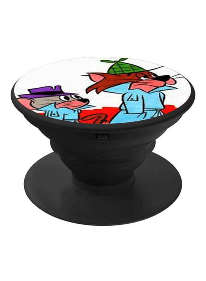 BP Tom And Jerry Cartoon Printed Pop Socket Phone Holder Black/White/Blue - Image 1