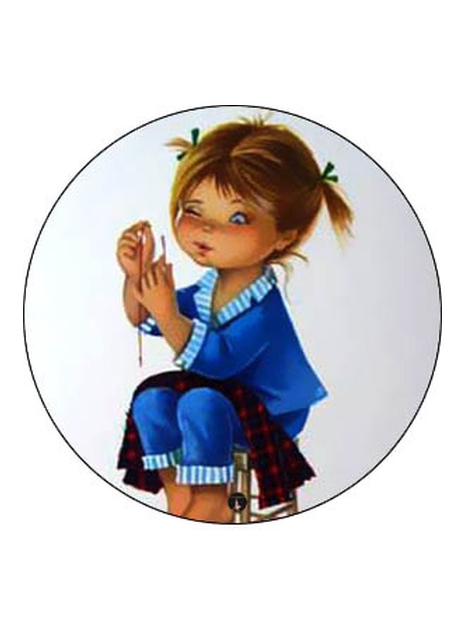 BP Girl Printed Pop Socket Phone Holder Black/White/Blue - Image 2