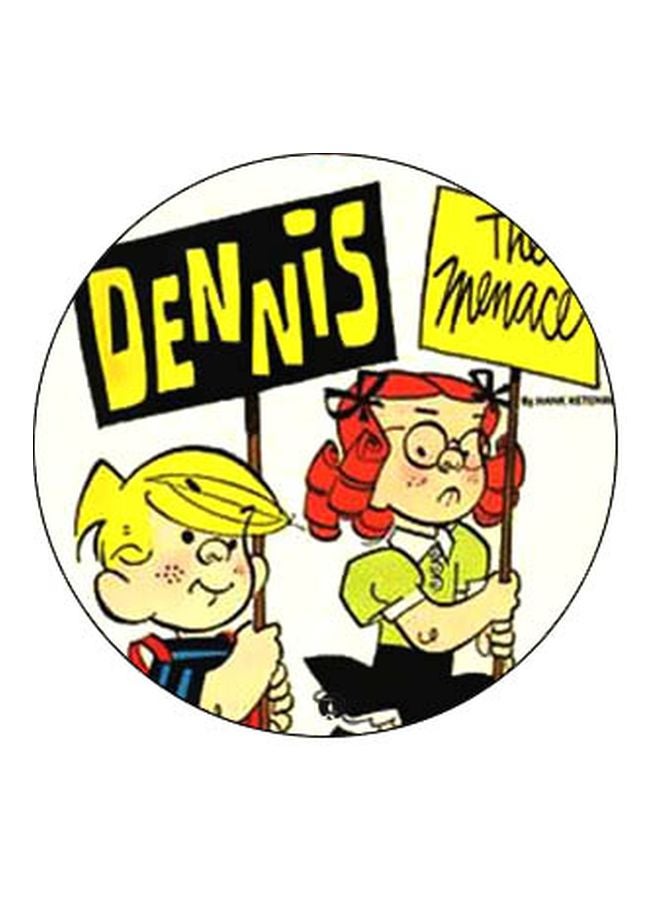 BP Dennis The Menace Printed Pop Socket Phone Holder Black/White/Yellow - Image 2