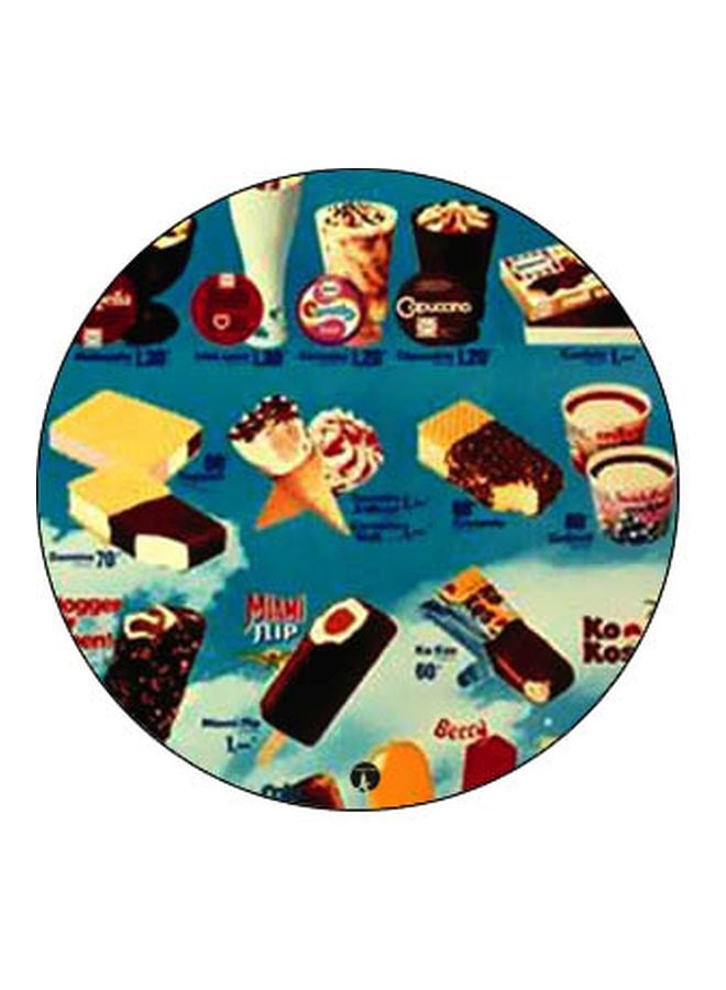 BP Ice Creams Printed Pop Socket Phone Holder Black/Blue/Yellow - Image 2
