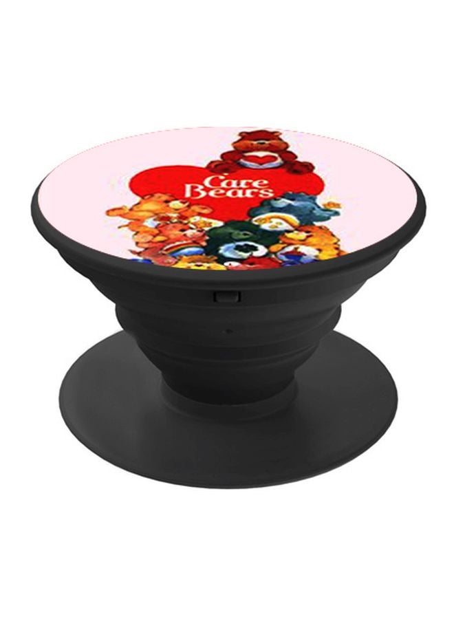 بي بي حامل هاتف بوب سوكيت بطبعة مستوحاة من المسلسل الكرتوني Care Bears أحمر/وردي/أسود - Image 1