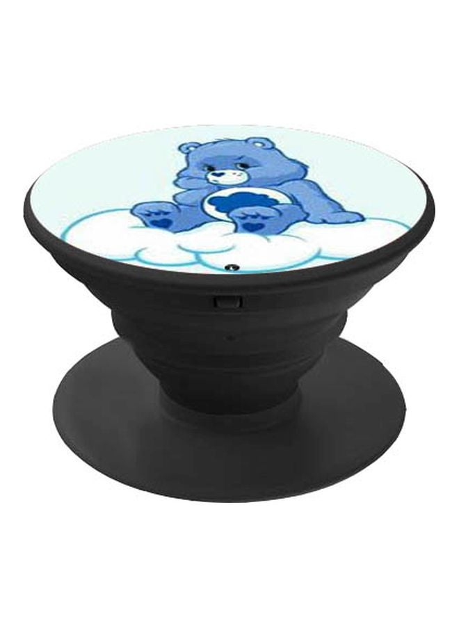 بي بي حامل هاتف بوب سوكيت مطبوع بتصميم كرتوني على شكل دب أزرق/ أبيض/أحمر - Image 1