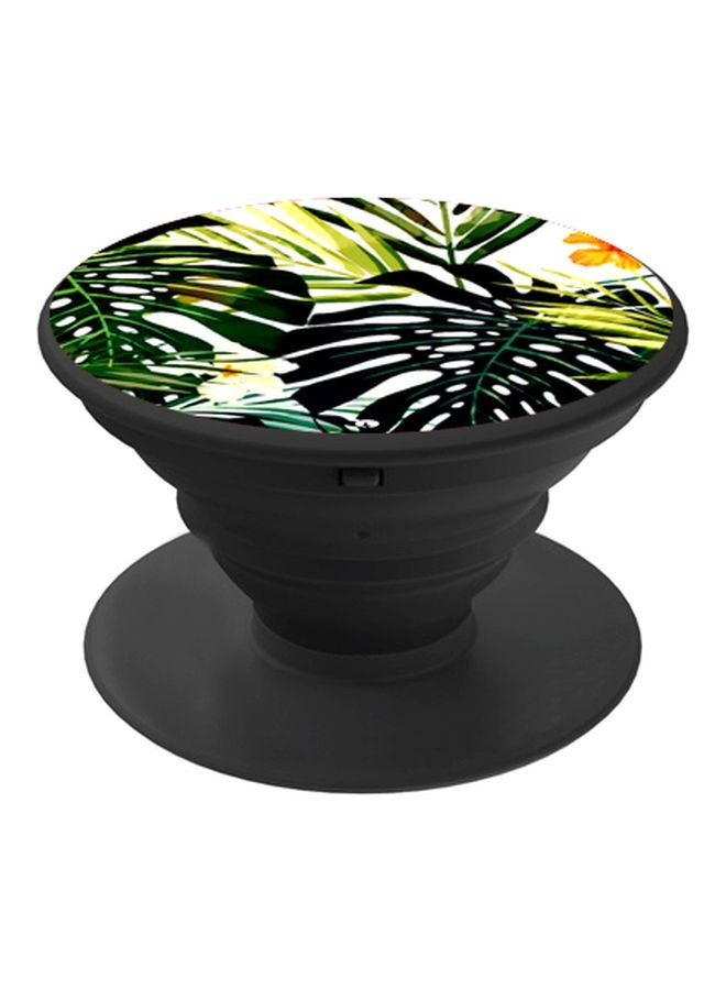 BP Plants Printed Pop Socket Phone Holder Green/White/Yellow - Image 1