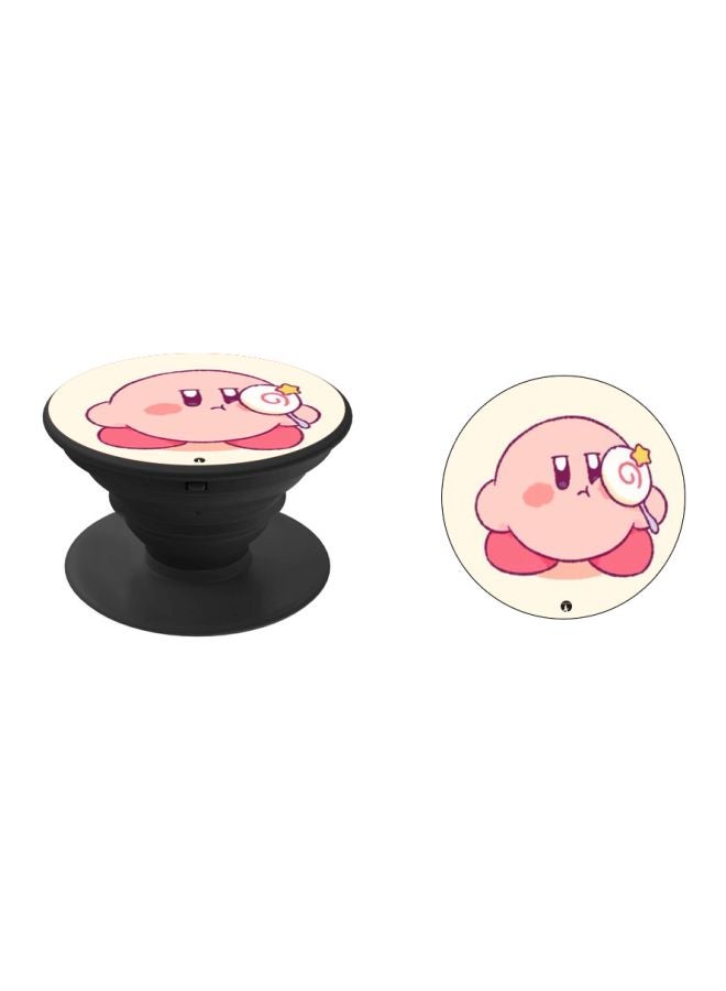 BP Cartoon Character Printed Pop Socket Phone Holder Pink/Beige - Image 2
