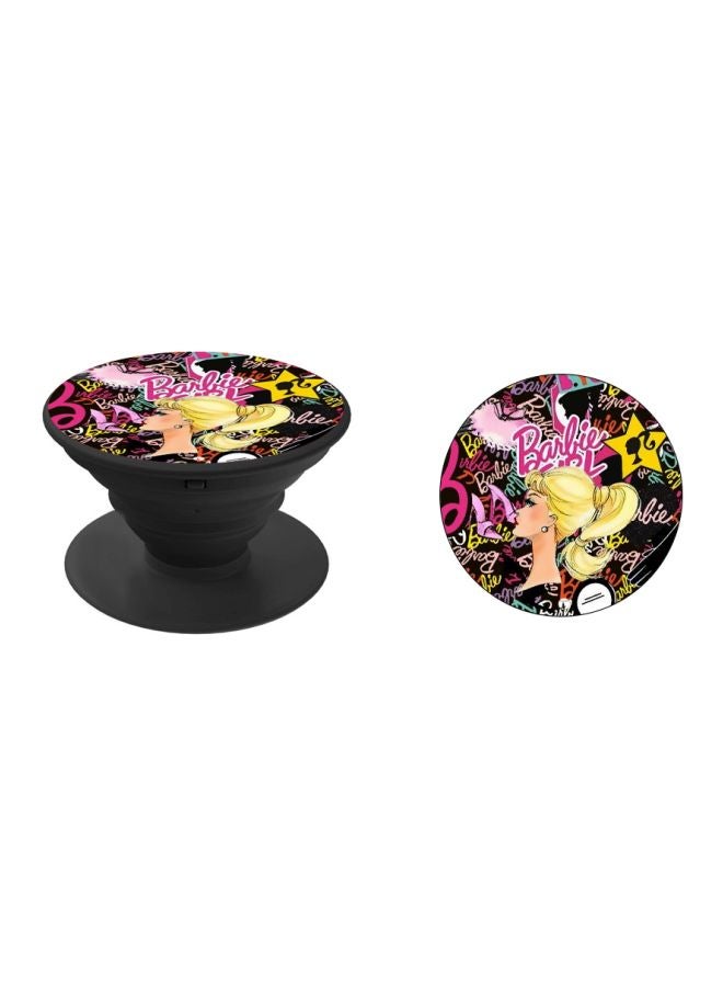 BP Cartoon Character Printed Pop Socket Phone Holder Pink/Yellow/Black - Image 2