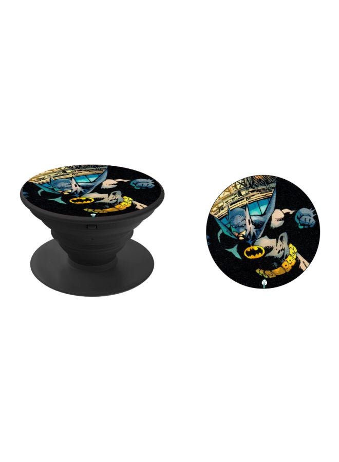 BP Cartoon Character Printed Pop Socket Phone Holder Black/Blue/Yellow - Image 2