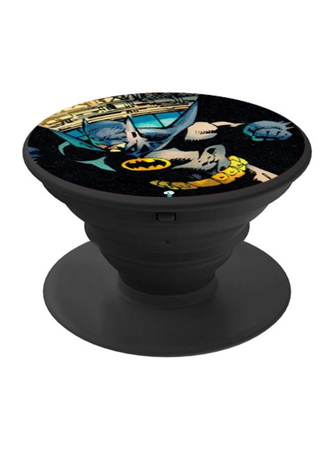BP Cartoon Character Printed Pop Socket Phone Holder Black/Blue/Yellow - Image 1