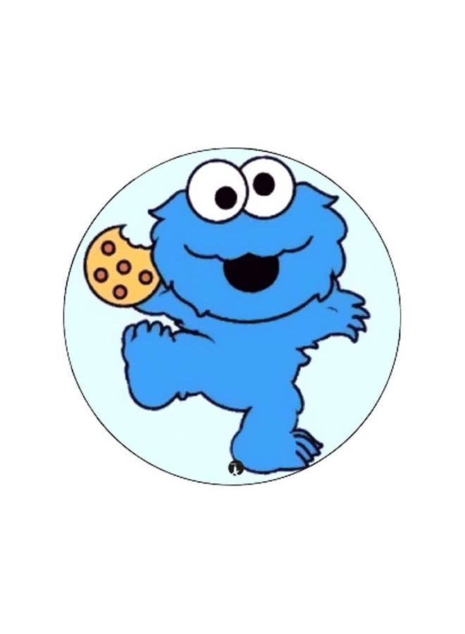 BP Cartoon Printed Pop Socket Phone Holder Blue/White/Beige - Image 2