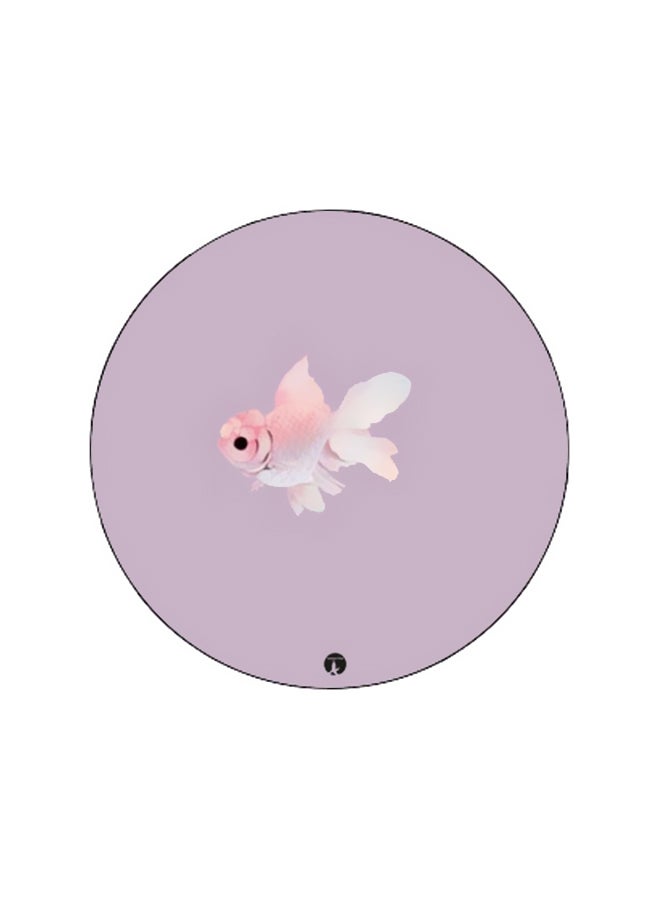 BP Fish Printed Pop Socket Phone Holder Light Purple/Pink - Image 2