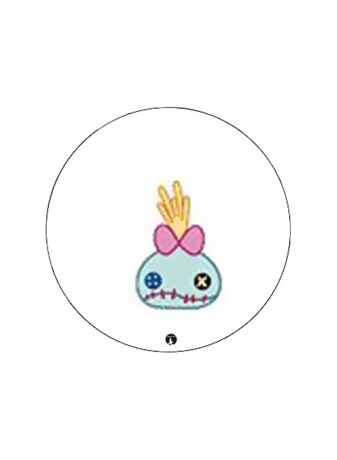 BP Cartoon Printed Pop Socket Phone Holder White/Blue/Pink - Image 2