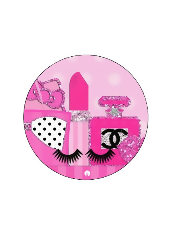 BP Printed Pop Socket Phone Holder Pink/Black/White - Image 2