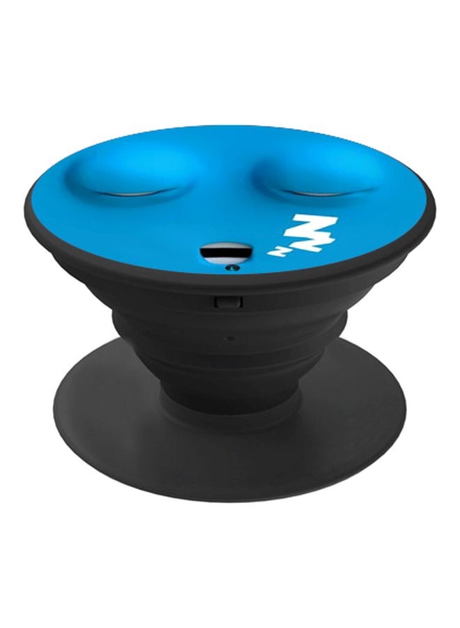 BP Sleeping Face Printed Pop Socket Phone Holder Blue/White/Black - Image 1