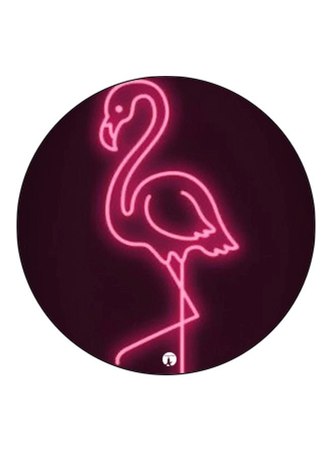 BP Neon Flamingo Printed Pop Socket Phone Holder Pink/Black - Image 2
