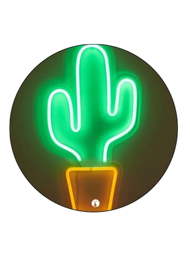 بي بي حامل هاتف بوب سوكيت بطبعة صبار مُضاء بالنيون أخضر/أسود/أصفر - Image 2