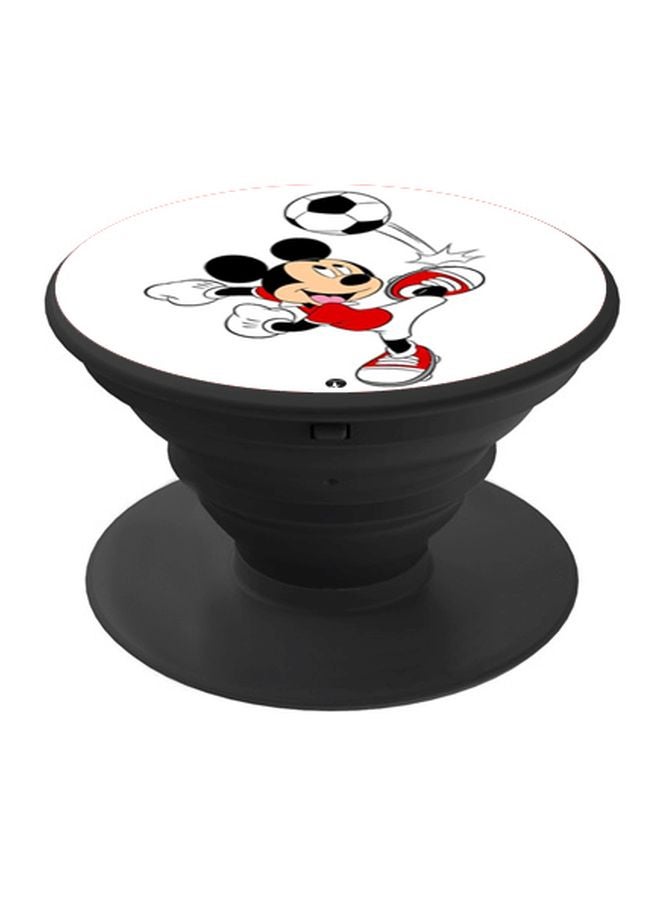 BP Mickey Mouse Printed Pop Socket Phone Holder White/Red/Black - Image 1