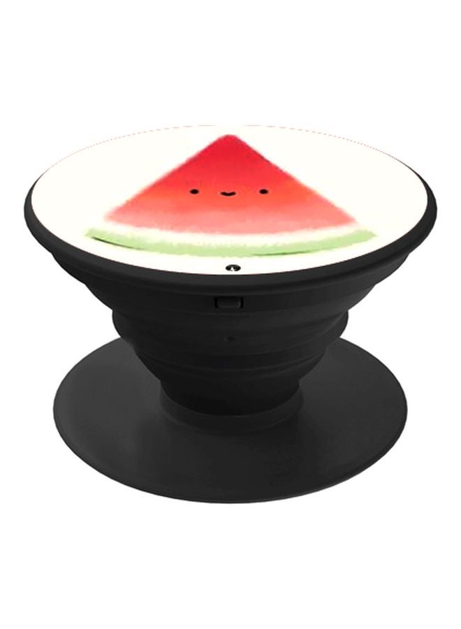 BP Watermelon Printed Pop Socket Phone Holder White/Red/Black - Image 1