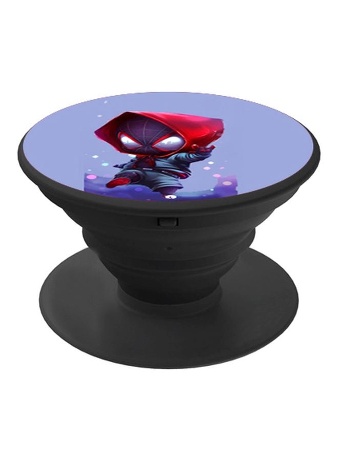 بي بي حامل هاتف بوب سوكيت بطبعة شخصية ديدبول أرجواني/ أحمر/ أسود - Image 1