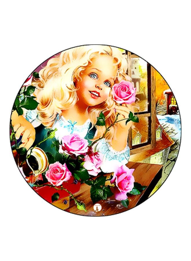 BP Girl Printed Pop Socket Phone Holder Beige/Pink/Black - Image 2