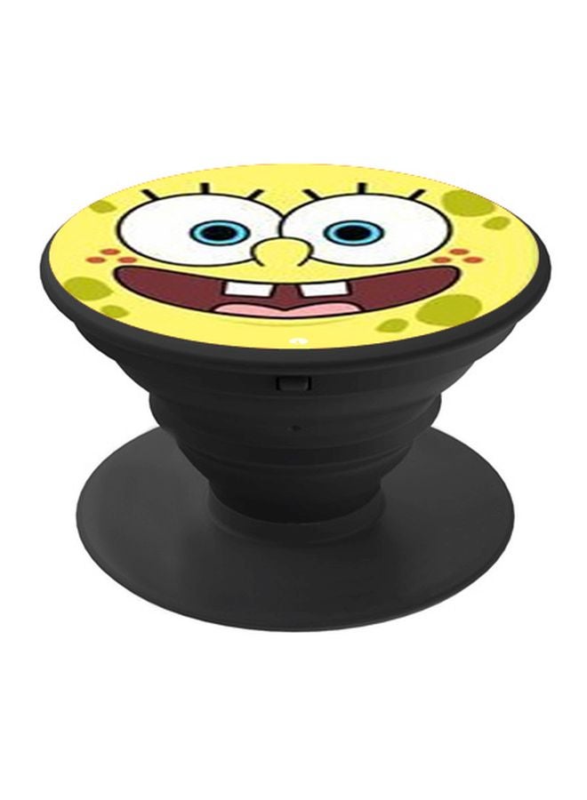 BP SpongeBob Printed Pop Socket Phone Holder Yellow/White/Black - Image 1