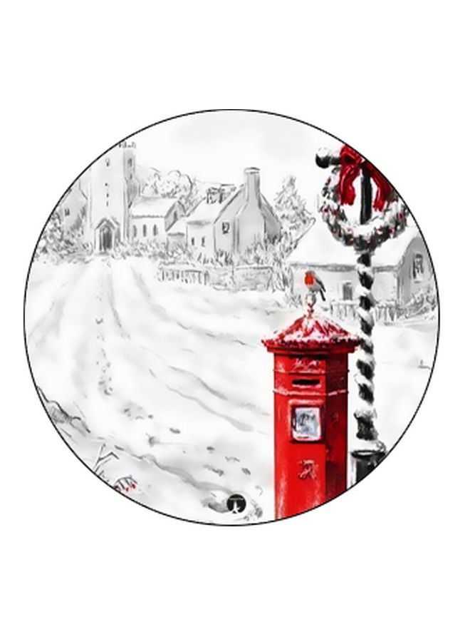 BP Letter Box Printed Pop Socket Phone Holder White/Red/Black - Image 2