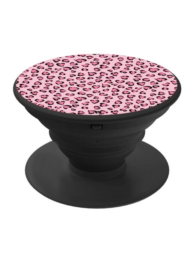 BP Hearts Printed Pop Socket Phone Holder Pink/Black  - Image 1