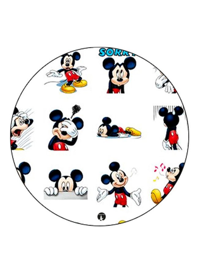 BP Mickey Mouse Printed Pop Socket Phone Holder White/Red/Black - Image 2