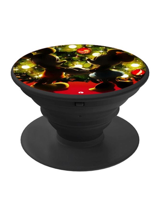 BP Mickey And Minnie Mouse Printed Pop Socket Phone Holder Red/Green/Black - Image 1