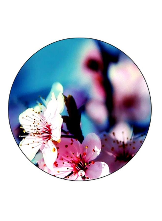 BP Floral Printed Pop Socket Phone Holder Blue/Pink/Black - Image 2