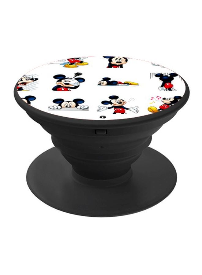 BP Mickey Mouse Printed Pop Socket Phone Holder White/Red/Black - Image 1