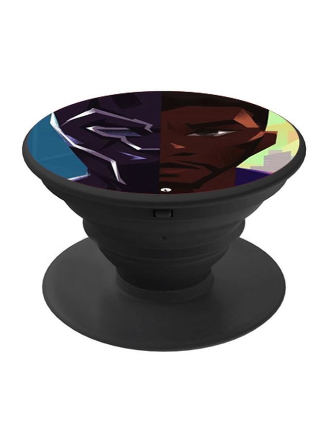 BP Cartoon Printed Pop Socket Phone Holder Purple/Brown/Blue - Image 1
