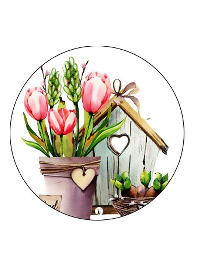 BP Floral Printed Pop Socket Phone Holder Pink/Green/Black - Image 2