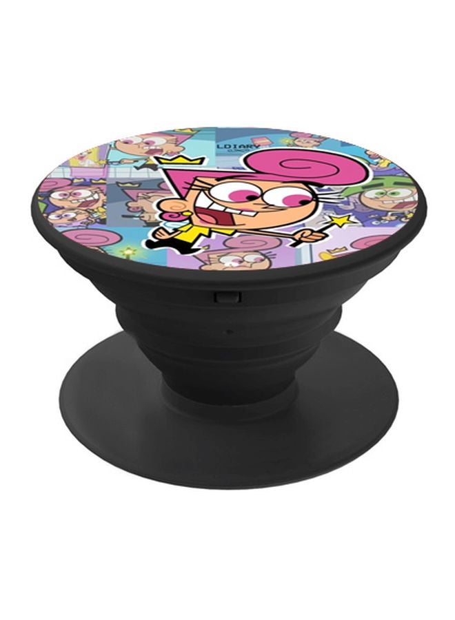 BP Cartoon Printed Pop Socket Phone Holder Pink/Blue/Black - Image 1