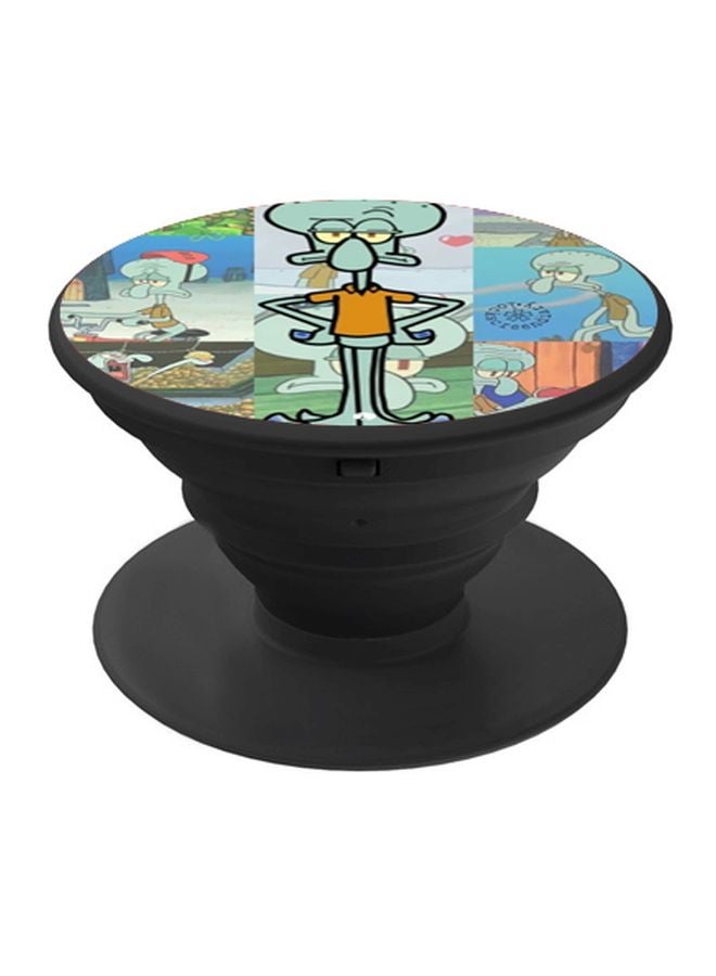 BP Cartoon Printed Pop Socket Phone Holder Green/Blue/Black - Image 1