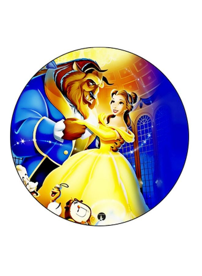 BP Beauty And The Beast Printed Pop Socket Phone Holder Blue/Yellow/Black - Image 2