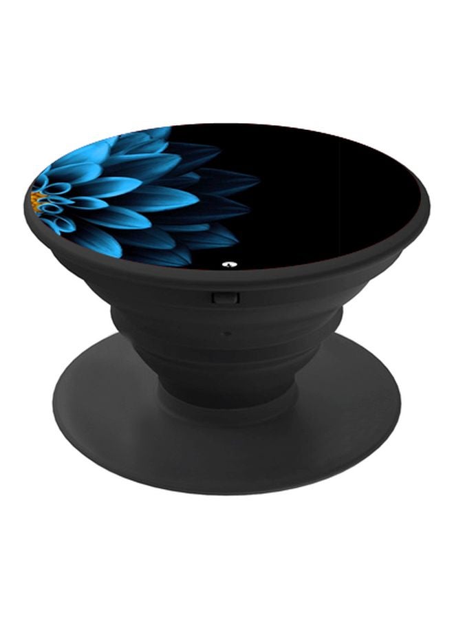 BP Floral Printed Pop Socket Phone Holder Black/Blue - Image 1