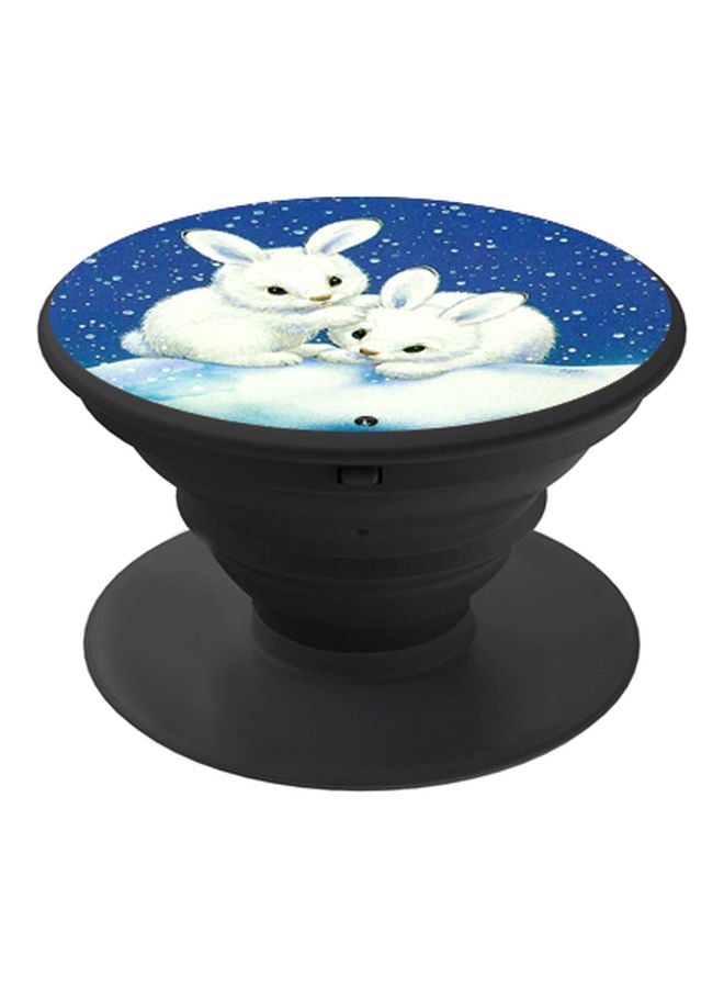 BP Rabbits Printed Pop Socket Phone Holder Blue/White/Black - Image 1